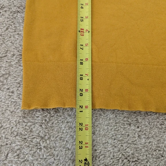 J. Crew One-shoulder Stretch Sweater Mustard Yellow - Picture 4 of 8